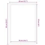 Felpudo marrón 40x60 cm de , Felpudos - Ref: Foro24-4105579, Precio: 12,14 €, Descuento: %