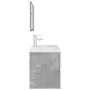 Set muebles de baño 2 piezas madera contrachapada gris hormigón de , Muebles de baño - Ref: Foro24-3324918, Precio: 239,74 €,...