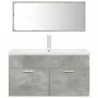 Bathroom furniture set, 2 pieces, gray plywood concrete by , Bathroom furniture - Ref: Foro24-3324894, Price: 324,38 €, Disco...