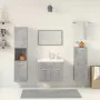 Bathroom furniture set, 5 pieces, engineered wood, gray concrete. by , Bathroom furniture - Ref: Foro24-3324896, Price: 288,9...