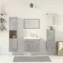Set muebles de baño 5 piezas madera ingeniería gris hormigón de , Muebles de baño - Ref: Foro24-3324896, Precio: 288,94 €, De...
