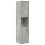 Bathroom furniture set, 5 pieces, engineered wood, gray concrete. by , Bathroom furniture - Ref: Foro24-3324896, Price: 288,9...
