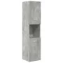 Set muebles de baño 5 piezas madera ingeniería gris hormigón de , Muebles de baño - Ref: Foro24-3324896, Precio: 288,94 €, De...