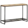 Solid mango wood console table 110x35x75 cm by , Side tables - Ref: Foro24-320247, Price: 123,07 €, Discount: %