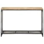 Solid mango wood console table 110x35x75 cm by , Side tables - Ref: Foro24-320247, Price: 123,07 €, Discount: %