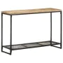 Solid mango wood console table 110x35x75 cm by , Side tables - Ref: Foro24-320247, Price: 123,07 €, Discount: %