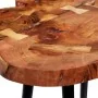 Solid acacia wood trunk bar table 90x60x110 cm by , Kitchen and dining tables - Ref: Foro24-243959, Price: 206,11 €, Discount: %