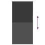 Estor Enrollable Opaco negro 85x130 cm Tela Ancho 80,7 cm by , Blinds and blinds - Ref: Foro24-4010839, Price: 20,92 €, Disco...