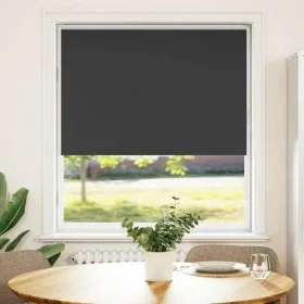 Estor Enrollable Opaco negro 115x130 cm Tela Ancho 110,7 cm by , Blinds and blinds - Ref: Foro24-4010845, Price: 26,60 €, Dis...