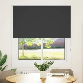 Estor Enrollable Opaco negro 130x175 cm Tela Ancho 126,6 cm by , Blinds and blinds - Ref: Foro24-4010900, Price: 26,95 €, Dis...