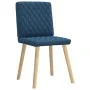 Sillas de comedor 6 unidades tela azul de , Sillas de comedor - Ref: Foro24-3315499, Precio: 297,73 €, Descuento: %