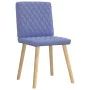Sillas de comedor 6 uds tela azul jeans de , Sillas de comedor - Ref: Foro24-3315501, Precio: 297,73 €, Descuento: %