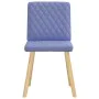 Sillas de comedor 6 uds tela azul jeans de , Sillas de comedor - Ref: Foro24-3315501, Precio: 297,73 €, Descuento: %