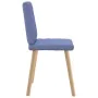 Sillas de comedor 6 uds tela azul jeans de , Sillas de comedor - Ref: Foro24-3315501, Precio: 297,73 €, Descuento: %
