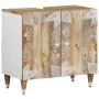 Zweiteiliges Badezimmermöbelset aus massivem Mangoholz. von , Badezimmermöbel - Ref: Foro24-3310135, Preis: 153,95 €, Rabatt: %