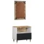 Zweiteiliges Badezimmermöbelset aus massivem Mangoholz. von , Badezimmermöbel - Ref: Foro24-3310135, Preis: 153,95 €, Rabatt: %