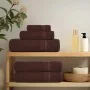 Zwei Handtücher aus 100% Baumwolle, braun, 100x200 cm, 600 g/m². von , Handtücher - Ref: Foro24-136770, Preis: 41,36 €, Rabat...