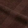 Zwei Handtücher aus 100% Baumwolle, braun, 100x200 cm, 600 g/m². von , Handtücher - Ref: Foro24-136770, Preis: 41,36 €, Rabat...