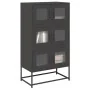 Schwarzer Stahlschrank 68x39x123 cm von , Sideboards - Ref: Foro24-853350, Preis: 129,03 €, Rabatt: %