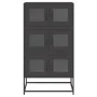 Schwarzer Stahlschrank 68x39x123 cm von , Sideboards - Ref: Foro24-853350, Preis: 129,03 €, Rabatt: %