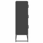 Schwarzer Stahlschrank 68x39x123 cm von , Sideboards - Ref: Foro24-853350, Preis: 129,03 €, Rabatt: %