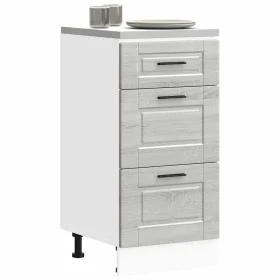 Unterschrank für die Küche in Porto Grau Sonoma aus Holzwerkstoffen. von , Küchenschränke - Ref: Foro24-854226, Preis: 85,27 ...
