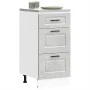 Porto gray cement reconstituted wood kitchen base cabinet by , Kitchen cabinets - Ref: Foro24-854224, Price: 82,29 €, Discoun...
