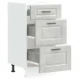Porto gray cement reconstituted wood kitchen base cabinet by , Kitchen cabinets - Ref: Foro24-854224, Price: 82,29 €, Discoun...