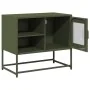 TV stand in olive green steel, 68x39x60.5 cm by , TV Furniture - Ref: Foro24-853390, Price: 78,14 €, Discount: %
