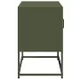 TV stand in olive green steel, 68x39x60.5 cm by , TV Furniture - Ref: Foro24-853390, Price: 78,14 €, Discount: %