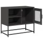 Black steel TV stand 68x39x60.5 cm by , TV Furniture - Ref: Foro24-853386, Price: 65,33 €, Discount: %