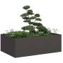 Jardinera de acero laminado en frío negro 120x80x40 cm by , Pots and planters - Ref: Foro24-860745, Price: 95,29 €, Discount: %