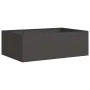 Jardinera de acero laminado en frío negro 120x80x40 cm by , Pots and planters - Ref: Foro24-860745, Price: 95,29 €, Discount: %