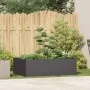 Jardinera de acero laminado en frío negro 120x80x40 cm by , Pots and planters - Ref: Foro24-860745, Price: 95,29 €, Discount: %