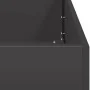 Jardinera de acero laminado en frío negro 120x80x40 cm by , Pots and planters - Ref: Foro24-860745, Price: 95,29 €, Discount: %
