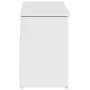 Banco zapatero madera de ingeniería blanco brillo 102x30,5x45cm by , Shoe racks and shoe organizers - Ref: Foro24-861149, Pri...