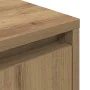 Mesilla de noche con luces LED roble artesanal 38x34x50 cm de , Mesitas de noche - Ref: Foro24-861299, Precio: 57,14 €, Descu...