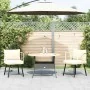 Gartensofas mit Kissen, 2 Stück, aus synthetischem Rattan in Naturfarbe. von , Gartenstühle - Ref: Foro24-3328657, Preis: 221...
