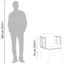 Garden armchairs with cushions 2 units synthetic natural rattan by , Garden chairs - Ref: Foro24-3328657, Price: 221,31 €, Di...