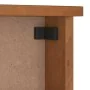 SANDNES wall coat rack 45x12x35 cm solid pine wood by , Hat and coat racks - Ref: Foro24-4010451, Price: 25,65 €, Discount: %