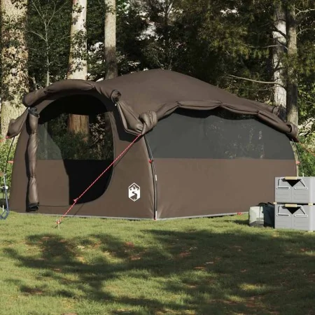 Family tunnel tent for 6 people, waterproof, brown. by , tents - Ref: Foro24-4009576, Price: 185,41 €, Discount: %