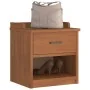 Banco de recibidor SANDNES madera maciza de pino 45x40x50 cm by , Benches for halls and storage - Ref: Foro24-4010445, Price:...