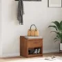 Banco de recibidor SANDNES madera maciza de pino 45x40x50 cm by , Benches for halls and storage - Ref: Foro24-4010445, Price:...