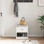 Banco de recibidor SANDNES madera maciza pino blanco 45x40x50cm by , Benches for halls and storage - Ref: Foro24-4010447, Pri...