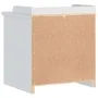 Banco de recibidor SANDNES madera maciza pino blanco 45x40x50cm by , Benches for halls and storage - Ref: Foro24-4010447, Pri...