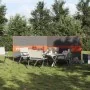 Cortaviento de camping impermeable gris naranja 344x120 cm by , Windbreaks - Ref: Foro24-4009653, Price: 27,44 €, Discount: %
