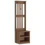 Perchero de entrada SANDENS 45x40x159,5cm madera maciza de pino by , Benches for halls and storage - Ref: Foro24-4010479, Pri...