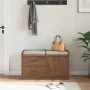 Banco de recibidor SANDNES madera maciza de pino 87x40x50 cm by , Benches for halls and storage - Ref: Foro24-4010464, Price:...