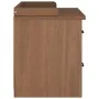 Banco de recibidor SANDNES madera maciza de pino 87x40x50 cm by , Benches for halls and storage - Ref: Foro24-4010464, Price:...