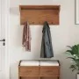 Perchero de pared SANDNES madera maciza de pino 87x30x42 cm von , Hut- und Garderobenständer - Ref: Foro24-4010472, Preis: 67...